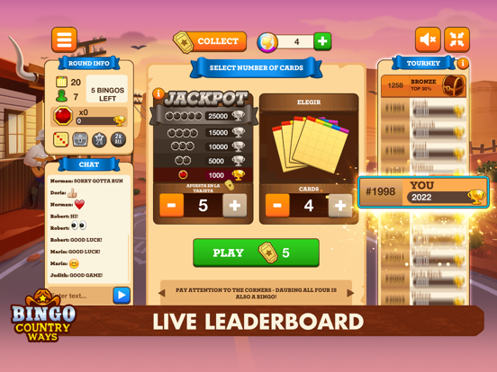 Bingo Country Ways -Bingo Live iPad app afbeelding 3