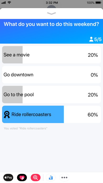 Tally - Polls for iMessage Screenshot
