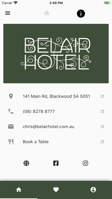 Belair Hotel Screenshot