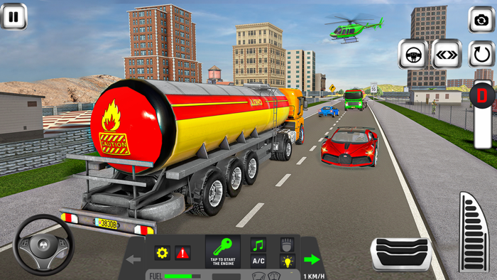 American truck simulation Game
