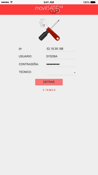 MovilSAT5 Screenshot