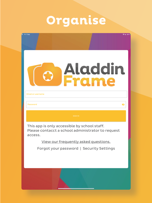 Screenshot #4 pour Aladdin Schools Frame