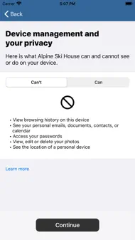 Firmaportal for Intune iphone bilder 1