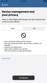 Intune Company Portal screenshot