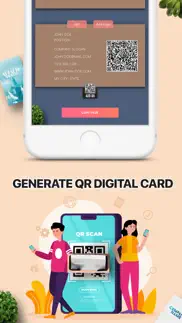 ai business card generator qr iphone screenshot 2