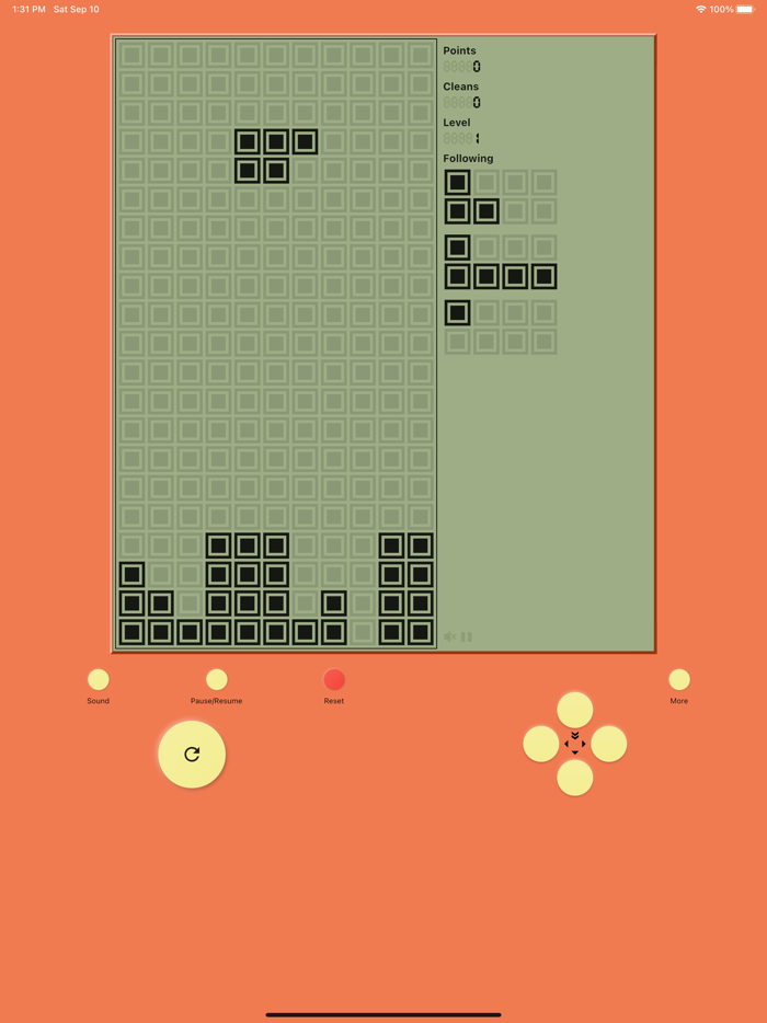 Falling Block Puzzle Retro