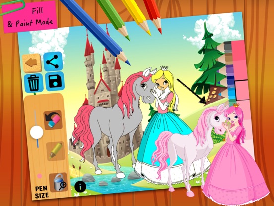 Screenshot #4 pour Petite princesse coloriage