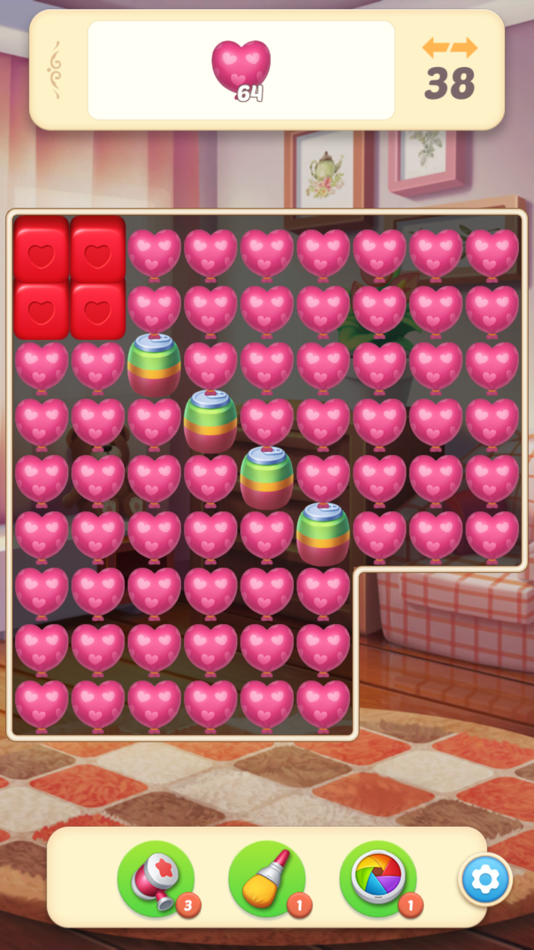 #8. Makeover Blast:Match & Puzzle (iOS) By: CUBE(HONG KONG) TECHNOLOGY CO., LIMITED