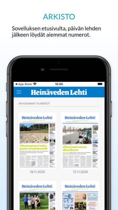 Heinäveden Lehti, päivän lehti Screenshot