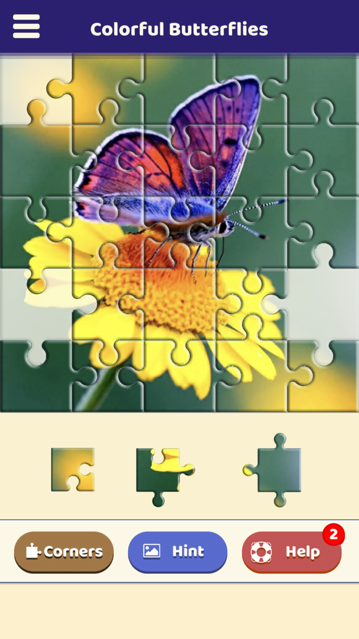 Colorful Butterflies Puzzle