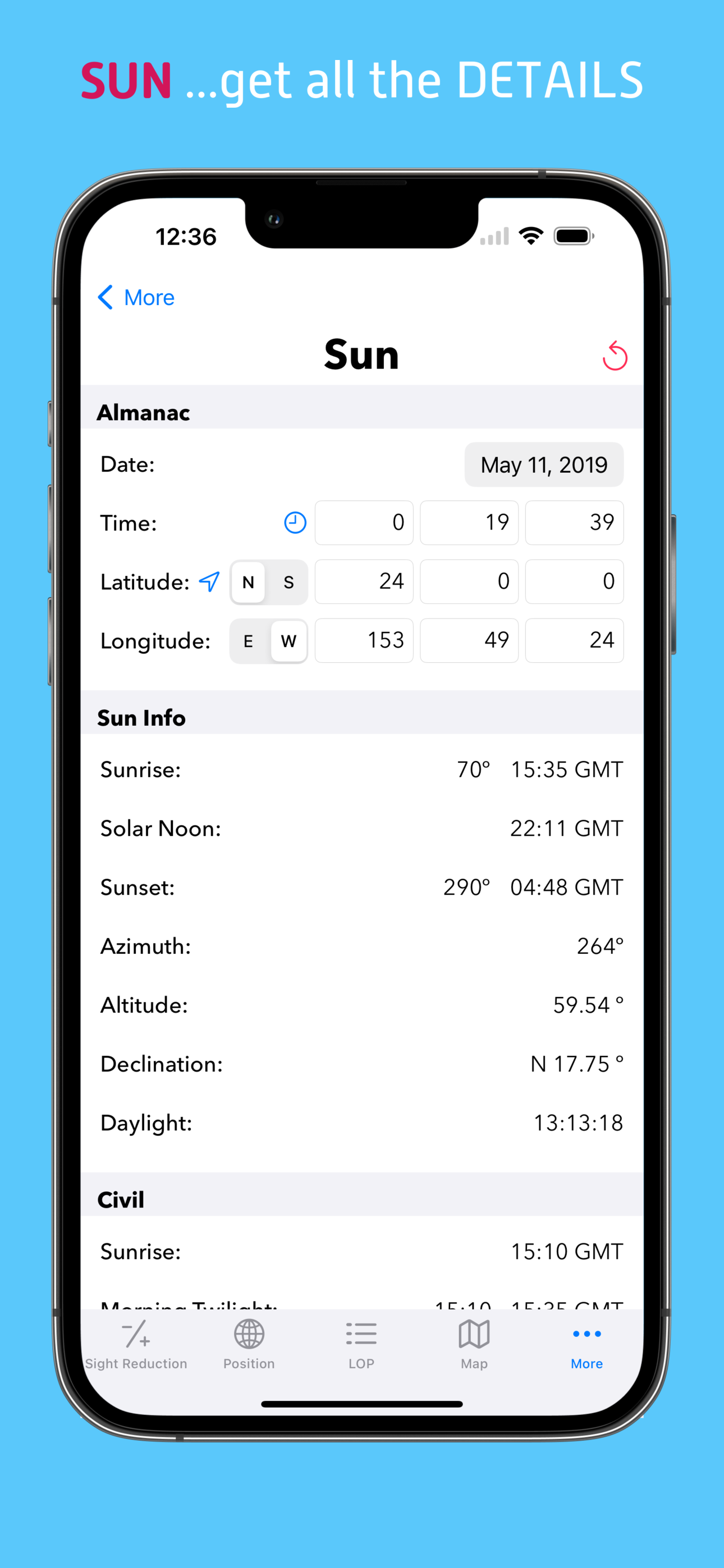 Celestial Nav screenshot 2