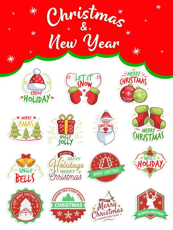 Screenshot #4 pour Christmas & New Year Badges