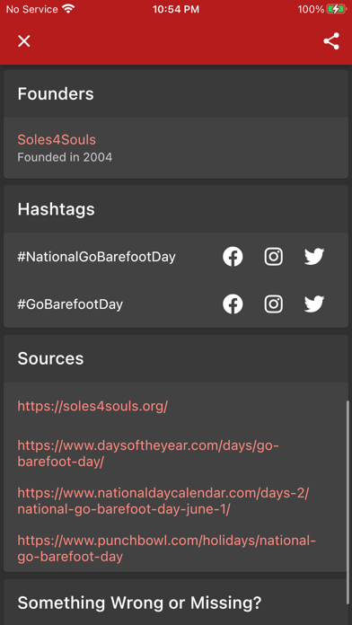 Checkiday - Holiday Calendar Screenshot