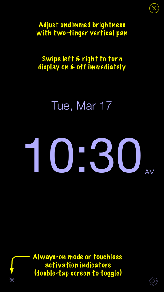 #2. Disappearing Bedside Clock (iOS) Podle: Midnight Oil Enterprises LLC