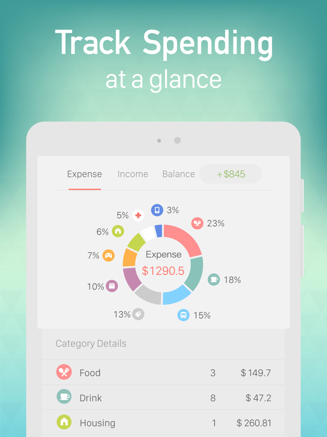 ‎Fortune City - Expense Tracker Screenshot