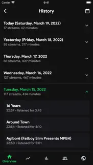 stats.fm for spotify music app iphone screenshot 2