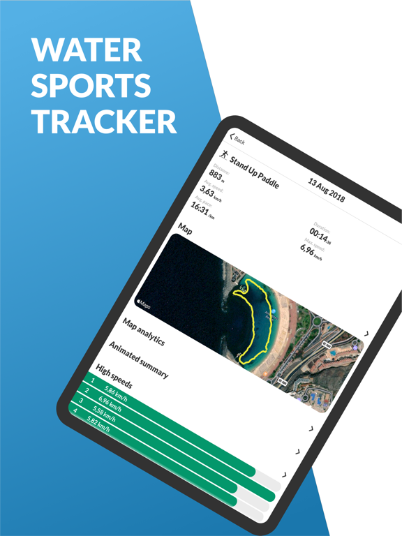 Screenshot #4 pour Watersports Tracker - Paddling