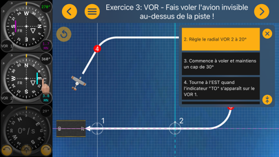 Screenshot #1 pour FlyGo VOR+ILS (IFR) Instructor