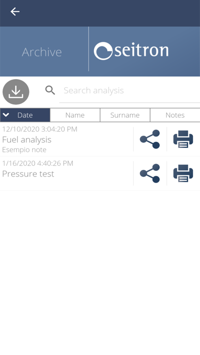 Seitron Smart Analysis Screenshot
