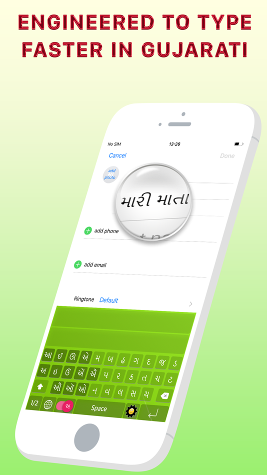 #4. Great Gujarati Keyboard (iOS) 由: banuchander janarthn