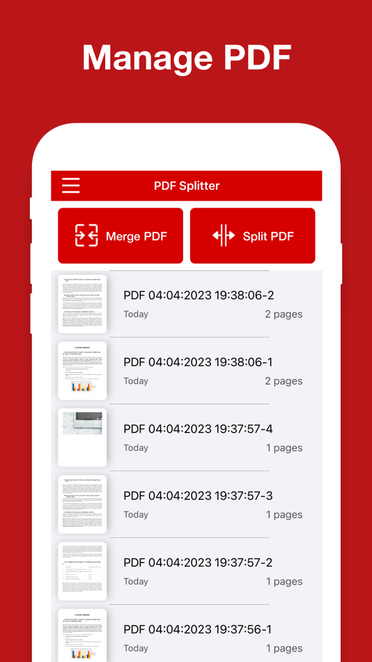 Split PDF - Extract PDF Pages - 1.3 - (iOS)
