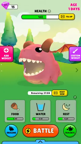 Game screenshot Widget Dragon apk