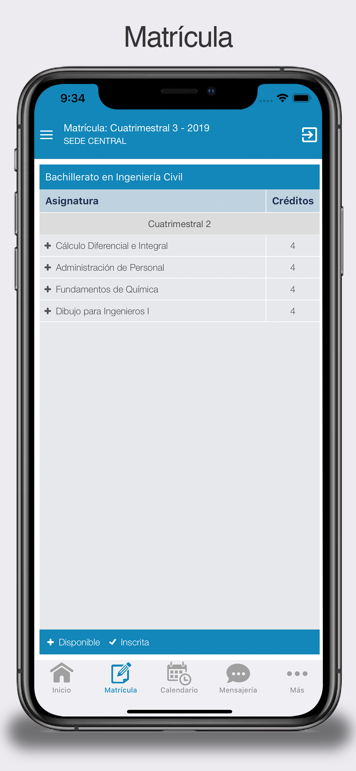 Class Universidades screenshot 2