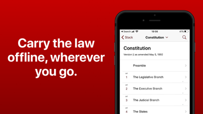 LawStack: CFR,USC,Statutes,Law iPhone screenshot
