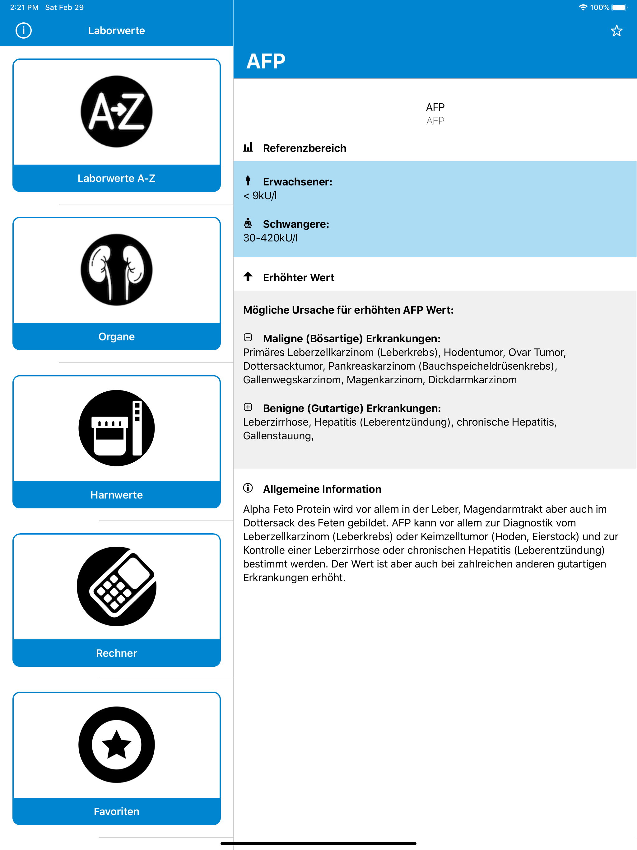 Laborwerte Pro