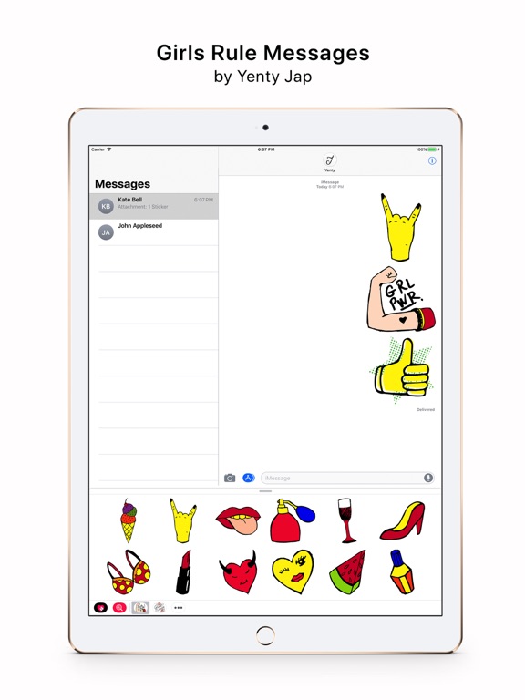 Screenshot #1 for Girls Rule Messages