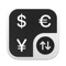 Icon Currency Converter. Calculator