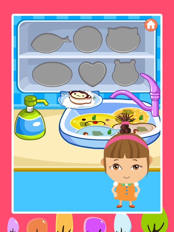 Amy Wash The Dishes iPad screenshot