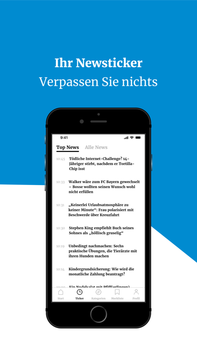 Merkur: Aktuelle Nachrichten Screenshot