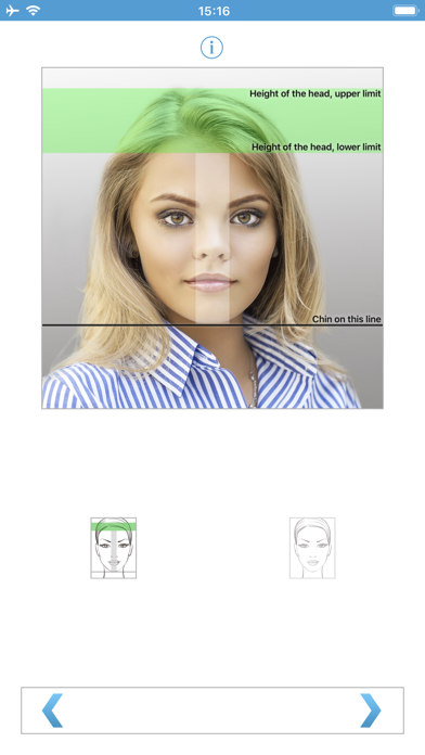 Biometric Passport Photo Screenshot