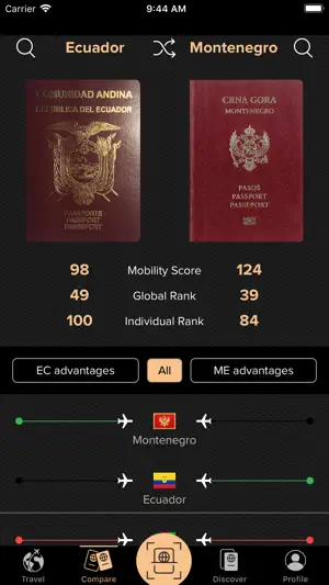 Passport Index screenshot 2