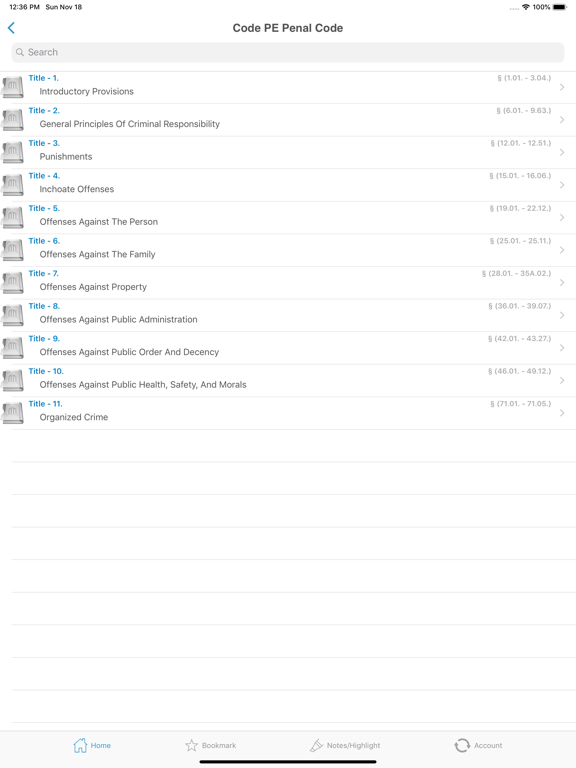 Screenshot #6 pour PA Crimes Offenses Title 18