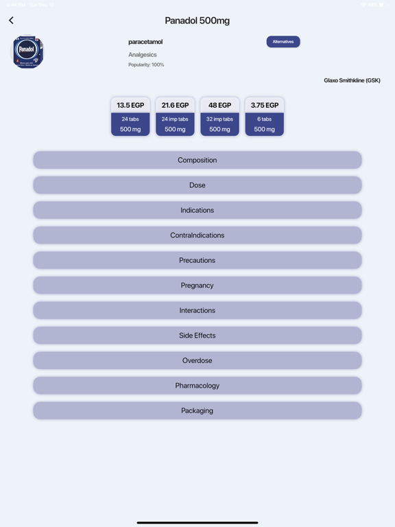Screenshot #6 pour Medinfo: Medical Information