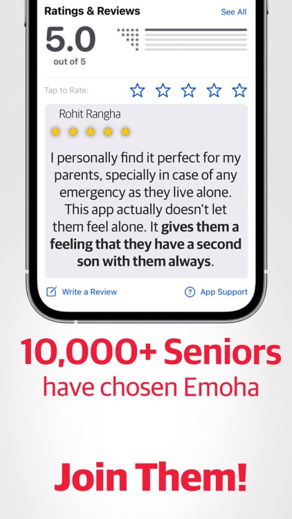 Emoha - Support for Seniors screenshot-6