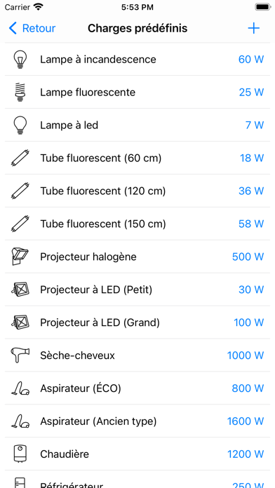 Screenshot #3 pour Coûts électriques