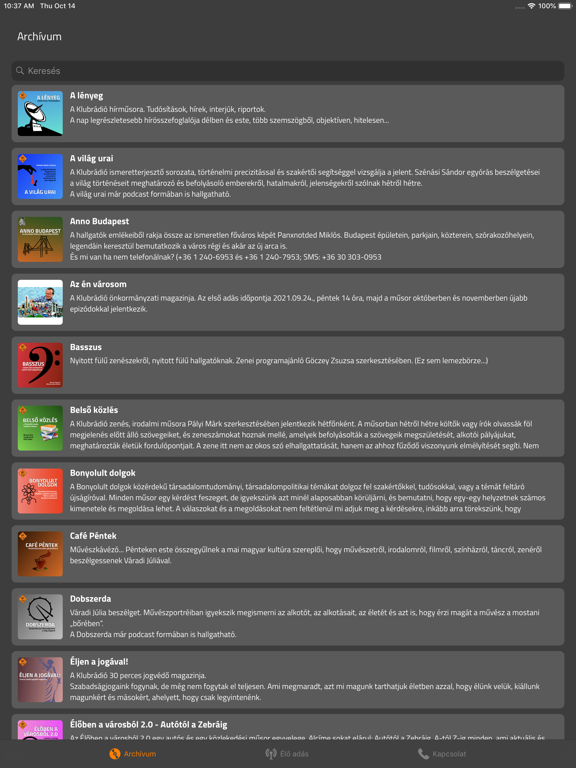 Screenshot #6 pour Klubrádió