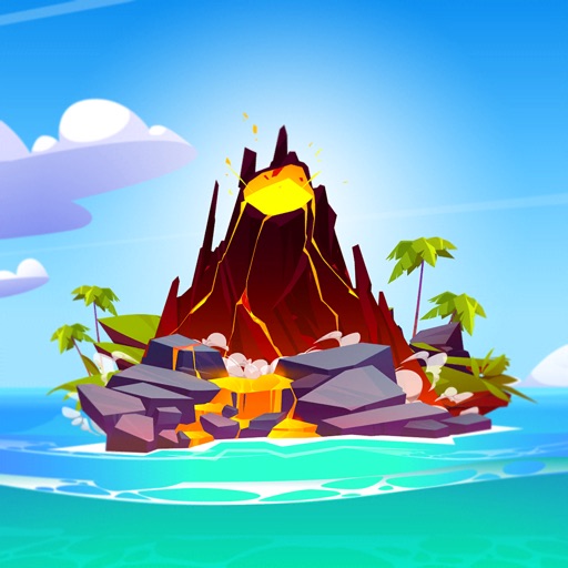 Volcano Island - Idle Sim icon