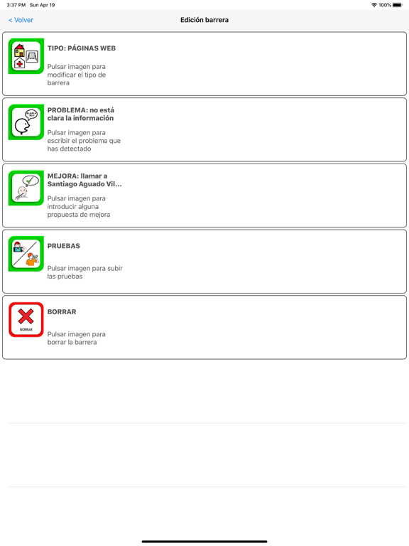 CEAccesibles iPad screenshot