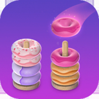 Hoop Stack 3D - Color Sort