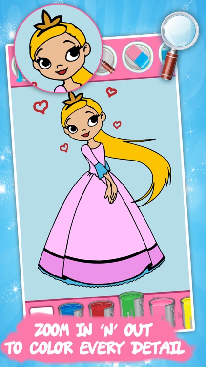 Best coloring book - Princess