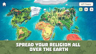 screenshot of God Simulator. Religion Inc. 4