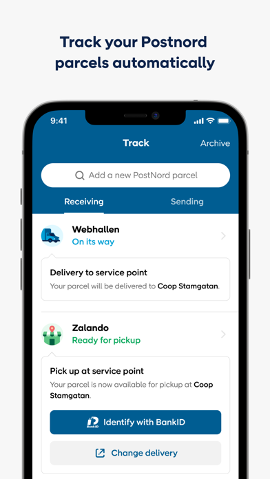PostNord - Track your parcels Screenshot
