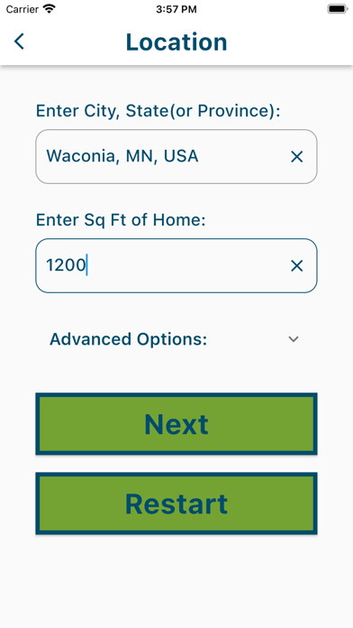 Electro HVAC Calculator Screenshot