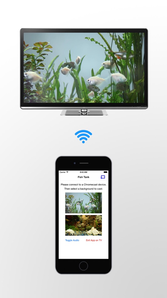 Fish Tank on TV for Chromecast - 1.3 - (iOS)