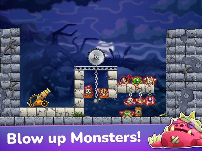 Crush the Monsters：Cannon Game