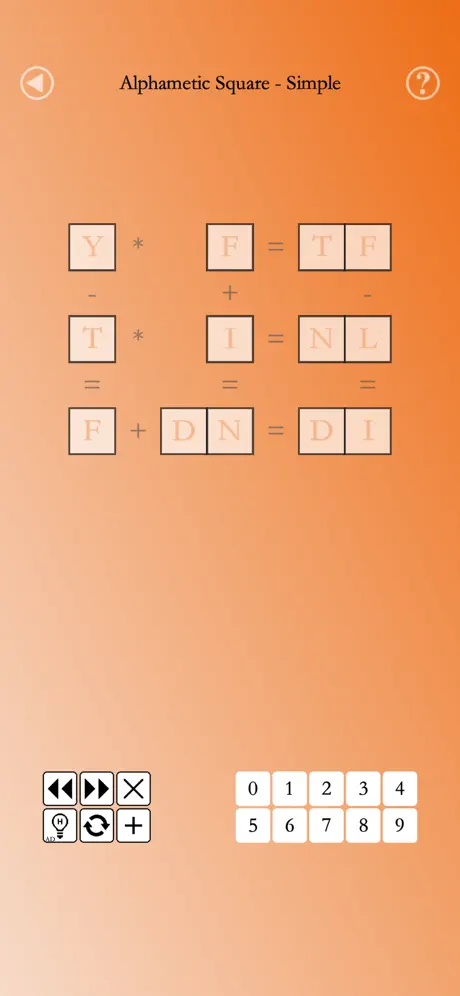 Digit Matrix : Math Puzzles